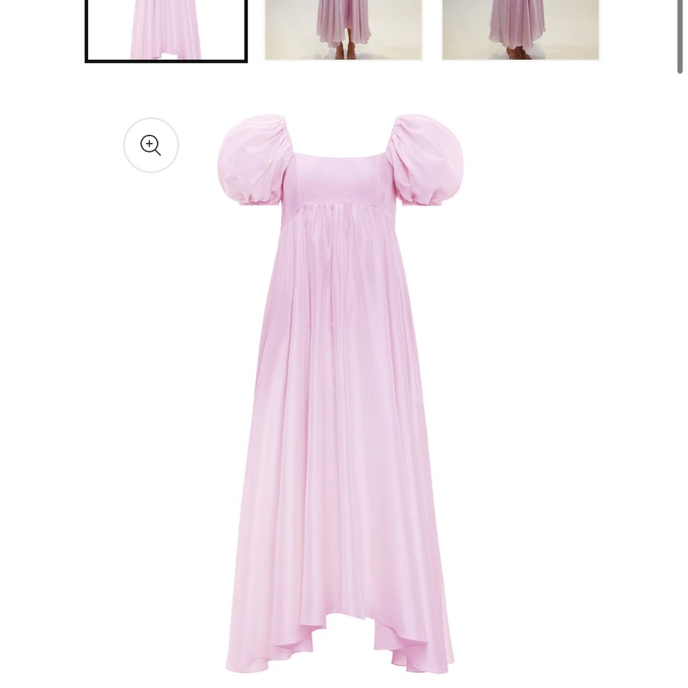 Azeeza Rory Silk Midi Dress - Lilac